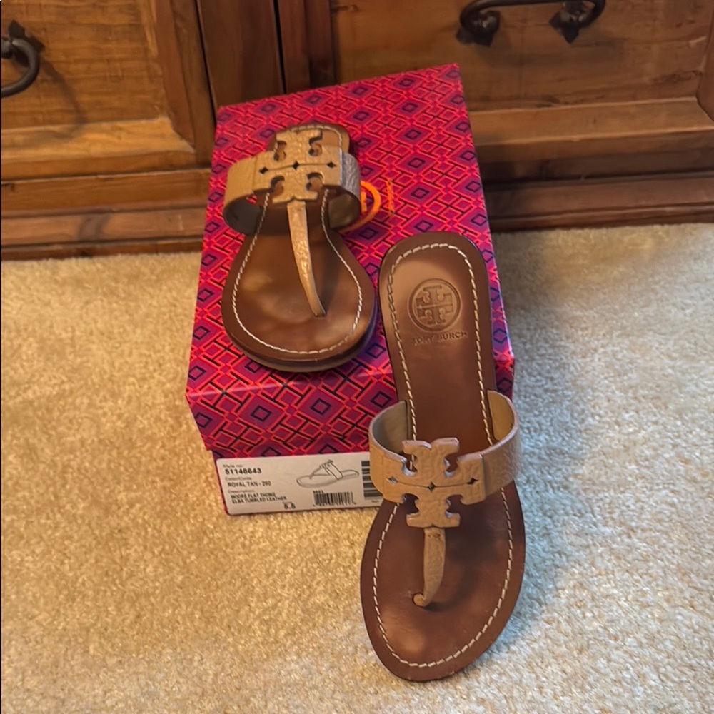 Tory Burch Women's Brown Sandals; GUC; size 5.5